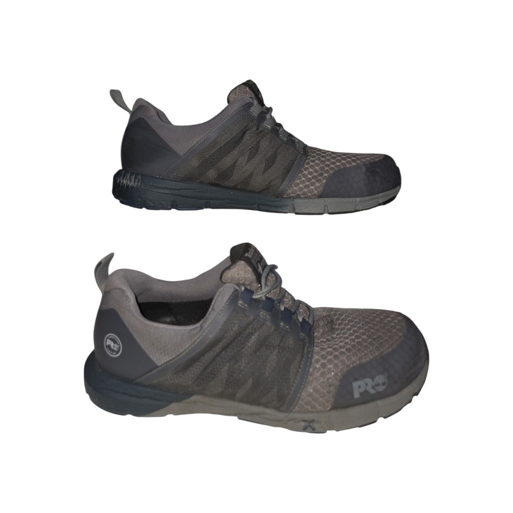 Timberland PRO Work Shoes Men 13M Grey Radius A27WT Safety Toe EH Slip Resistant